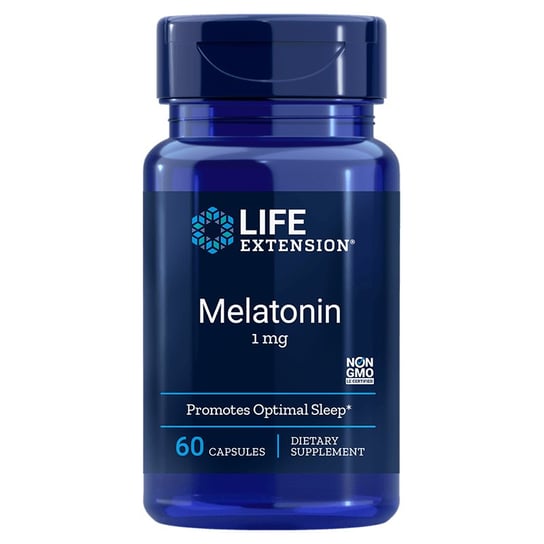 Life Extension, Melatonin 1 Mg, Suplement diety, 60 kaps. Life Extension