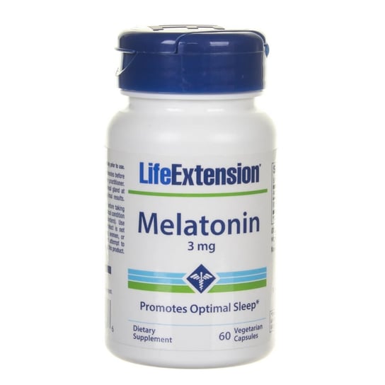Life Extension, Melatonina 3 Mg, Suplement diety, 60 kaps. Life Extension