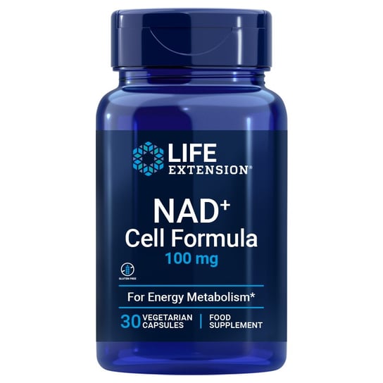 Life Extension NAD+ Cell Formula 100 mg EU - Suplement diety, 30 kapsułek Life Extension