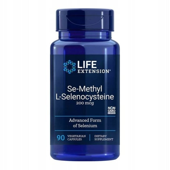 Life Extension Selen, Se-Methyl L-Selenocysteine, 200 mcg, Suplement diety, 90 kaps. Life Extension