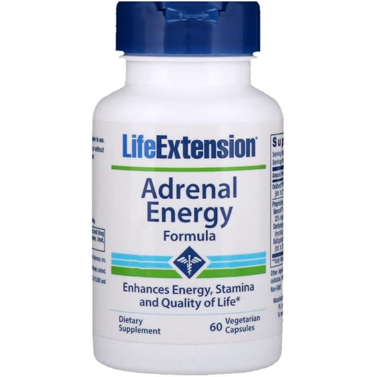 Life Extension, Suplement diety Adrenal Energy Formula, 60 kapsułek Life Extension