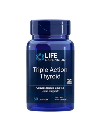 Life Extension, suplement diety Triple Action Thyroid, 60 kapsułek Life Extension