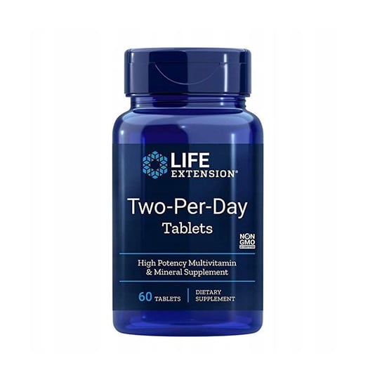 Life Extension, Two-Per-Day Tablets, Suplement diety, 60 tabletek Life Extension