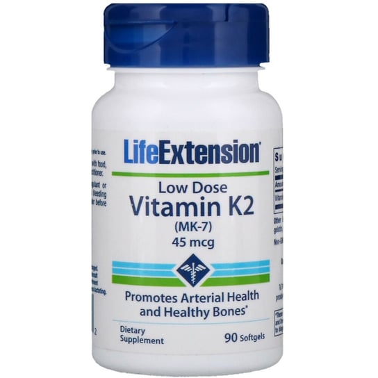 Life Extension, Witamina K2 45 mcg, Suplement diety, 90 kaps. Life Extension