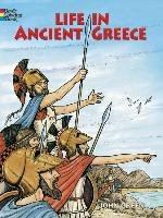 Life in Ancient Greece Coloring Book Green John, Appelbaum Text By Stanley, Coloring Books