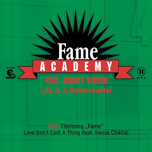 Life Is A Rollercoaster Fame Academy feat. Gerrit Winter