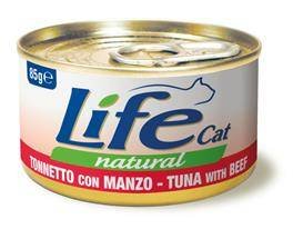 Life Pet Care Puszka 85G Tuńczyk Wołowina Karma dla kota Life Pet Care