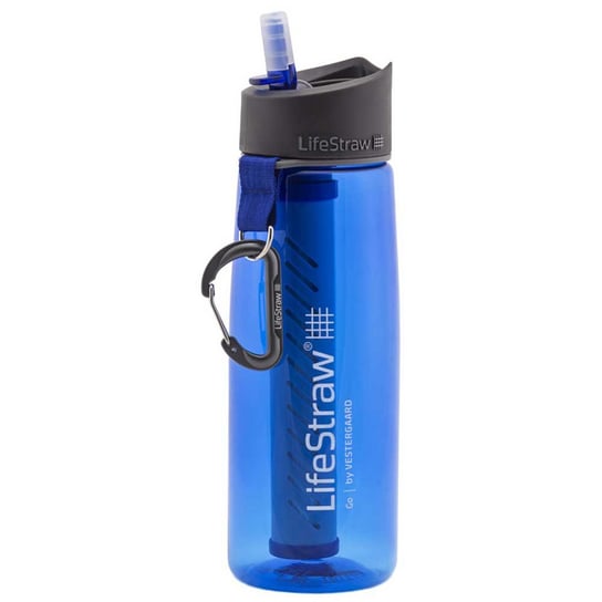 LifeStraw Go, Butelka na wodę z filtrem, 650 ml, Navy Blue, Renew LifeStraw