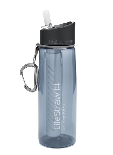 LifeStraw Go, Butelka na wode z filtrem, 650ml, Moody Blue, Renew LifeStraw