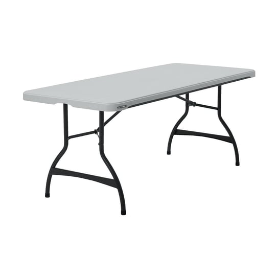 LIFETIME Komercyjny stół składany do piętrowania, biały, 183 cm Lifetime