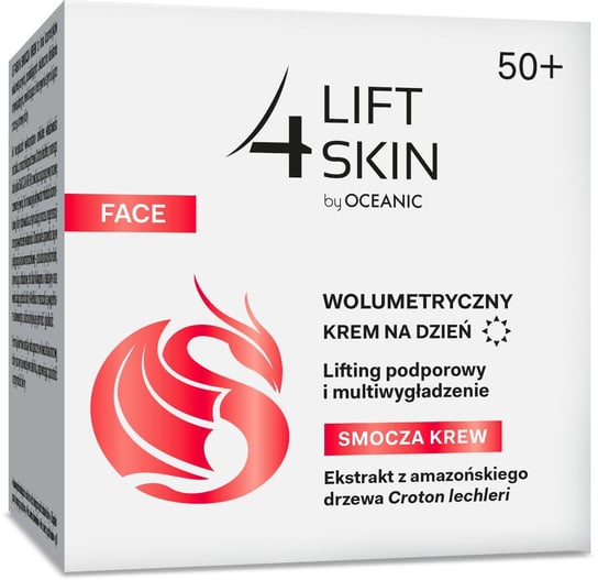 Lift 4 Skin, Dragon Blood, krem volumetryczny lifting podporowy i multiwygładzenie na dzień 50+,50 ml Lift4Skin