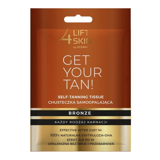 Lift 4 Skin Get Your Tan! Chusteczka samoopalająca 1szt Long 4 Lashes