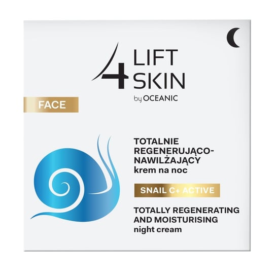 Lift 4 Skin, Snail C+ Active, regenerująco-nawilżający krem na noc, 50 ml Lift4Skin