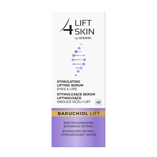 Lift4Skin, Bakuchiol Lift, stymulujące serum liftingujące na okolice oczu i ust, 15ml Long 4 Lashes