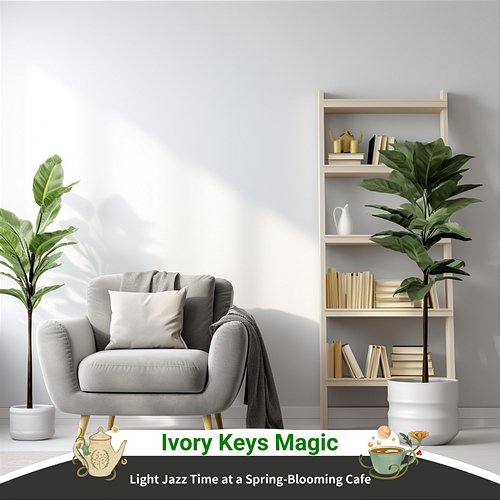 Light Jazz Time at a Spring-blooming Cafe Ivory Keys Magic