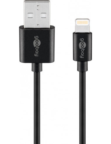 Lightning Kabel USB do ładowania i synchronizacji - Długość kabla 0.5 m Goobay