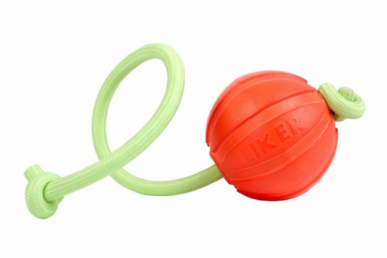 LIKER LUMI - Dog toy - piłka dla psa na świecącym sznurze : Rozmiar - L: 9cm Collar