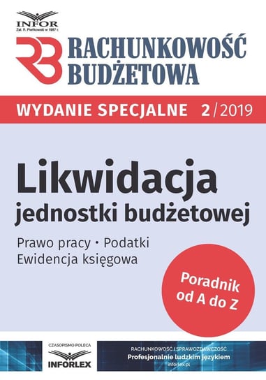 Likwidacja jednostki budżetowej - ebook PDF Opracowanie zbiorowe