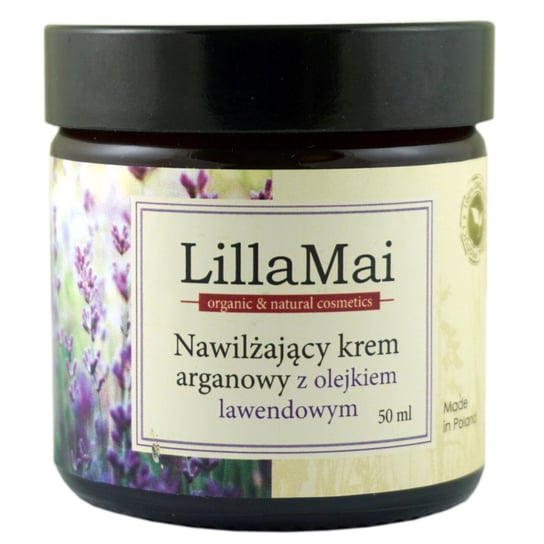 LillaMai, nawilżający krem arganowy z olejkiem lawendy, 50 ml LILLAMAI