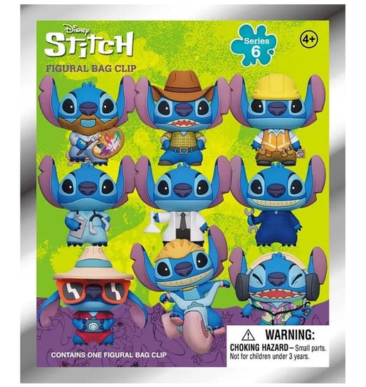 lilo & stitch figurka breloczek seria 6 w ciemno monogram Monogram International