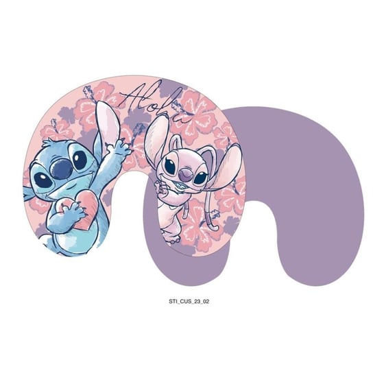 lilo & stitch - stitch & angel - travel poduszka Inna marka