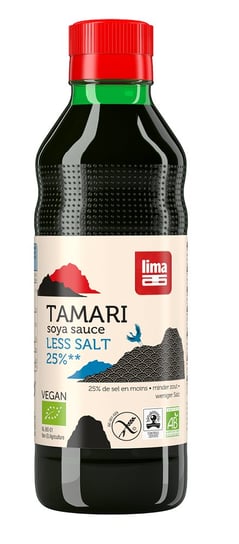 Lima, sos sojowy tamari 25% mniej soli bezglutenowy bio, 250 ml Lima