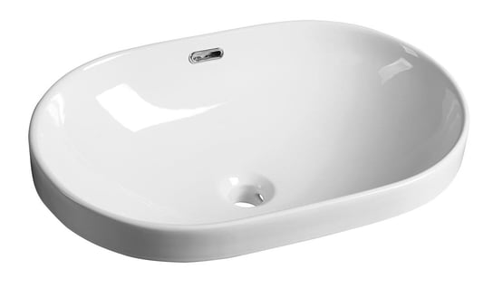 LIMA umywalka ceramiczna 59,5x39,5 cm, biały Inna marka