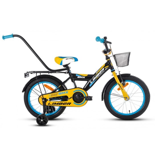 Limber, rower dziecięcy Boy, 16", żółto-niebieski Limber