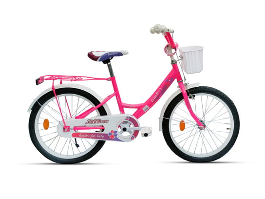 Limber, Rower dziecięcy, Lillies Girl, 20", neon różowy Limber