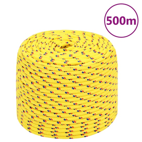 Lina polipropylenowa 10mm, żółta, 500m / AAALOE Inna marka