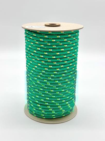 Lina polipropylenowa, sznurek polipropylenowy, pleciony, Zielona 6mm x 50m Lumi - producent