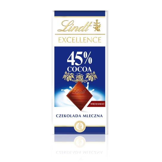 Lindt, czekolada mleczna 45% Cocoa, 80g Lindt