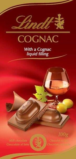 Lindt czekolada mleczna z koniakiem 100g Lindt
