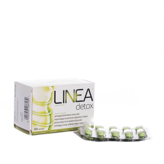 Linea Detox - suplement diety pomagający kontrolować masę ciała, 60 tabletek Aflofarm