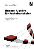Lineare Algebra für Fachoberschulen Pfeffer Karl-Heinz