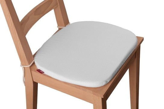 Linen Siedzisko Bartek na krzesło, biały, 40x37x2,5c m Dekoria