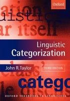 Linguistic Categorization Taylor John R.