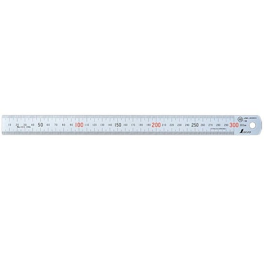 Liniał 300 mm, stal nierdzewna Shinwa Shinwa