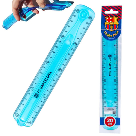 Linijka elastyczna szkolna 20cm FC Barcelona ASTRA Astra