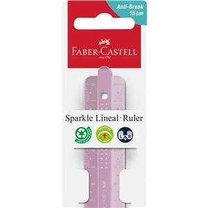 Linijka Sparkle Faber-Castell 15 Cm 1Szt.Mix Faber-Castell