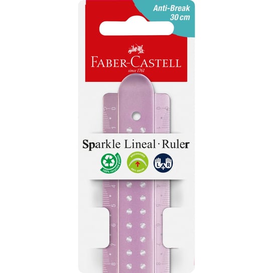 Linijka Sparkle Faber-Castell 30 Cm 1Szt.Mix Faber-Castell