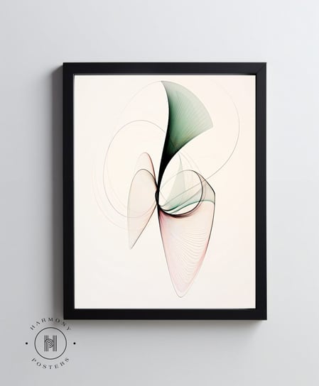 Liniowe abstrakcje - 40x50 cm - Bez ramy Harmony Posters