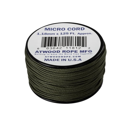 Linka Micro Cord (125ft) - Olive Drab Atwood Rope MFG