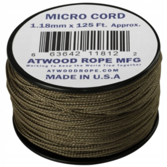 LINKA MICRO CORD SZNUR NA SZPULI ATWOOD ROPE MFG 38m (125ft) DO 46KG Coyote Helikon-Tex