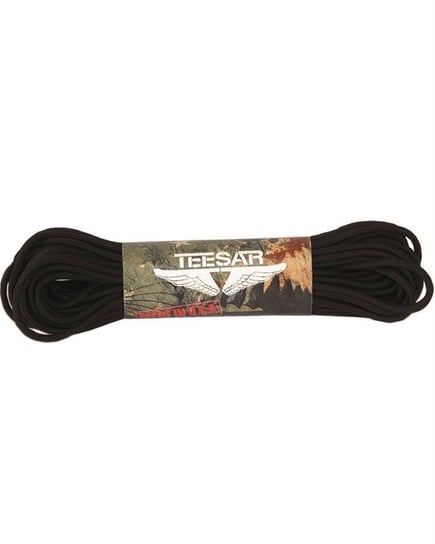 Linka Paracord 4 mm 15 m czarna - Teesar Teesar