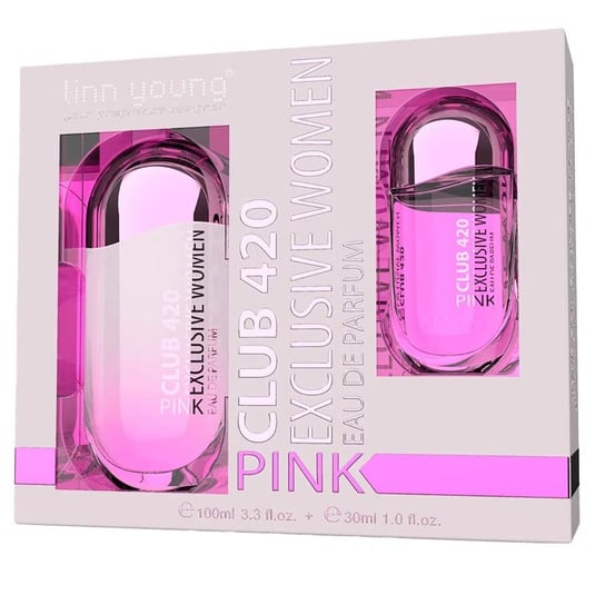Linn Young, Club 420 Pink Exclusive Women, zestaw prezentowy Perfum, 2 Szt. Linn Young
