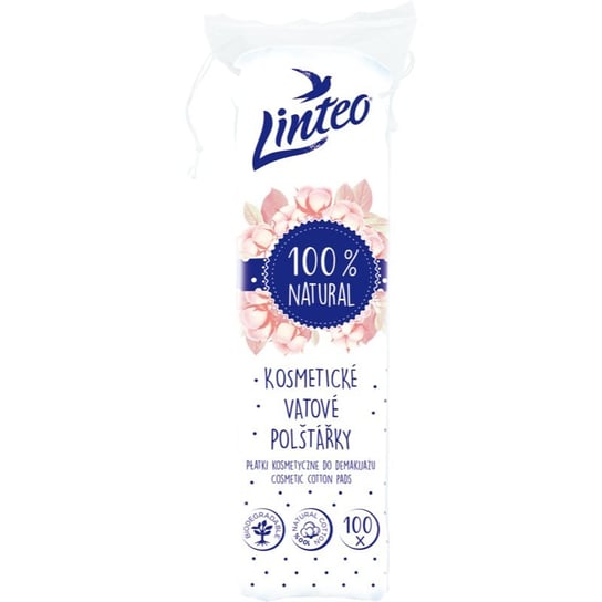 Linteo Natural Cotton Pads waciki kosmetyczne 100 szt. Linteo