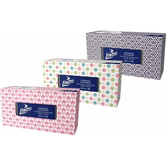 Linteo Paper Tissues Two-ply Paper, 200 pcs per box chusteczki papierowe 200 szt. Linteo