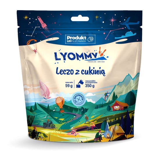 Liofilizat Lyommy Leczo z cukinią 350g Inna marka