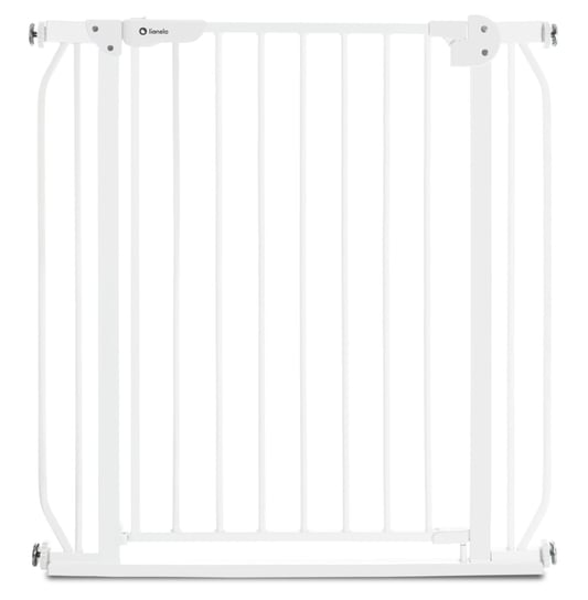 Lionelo, Bramka barierka ochronna zabezpieczająca drzwi schody Truus Slim rozporowa do 105 cm - biała Lionelo